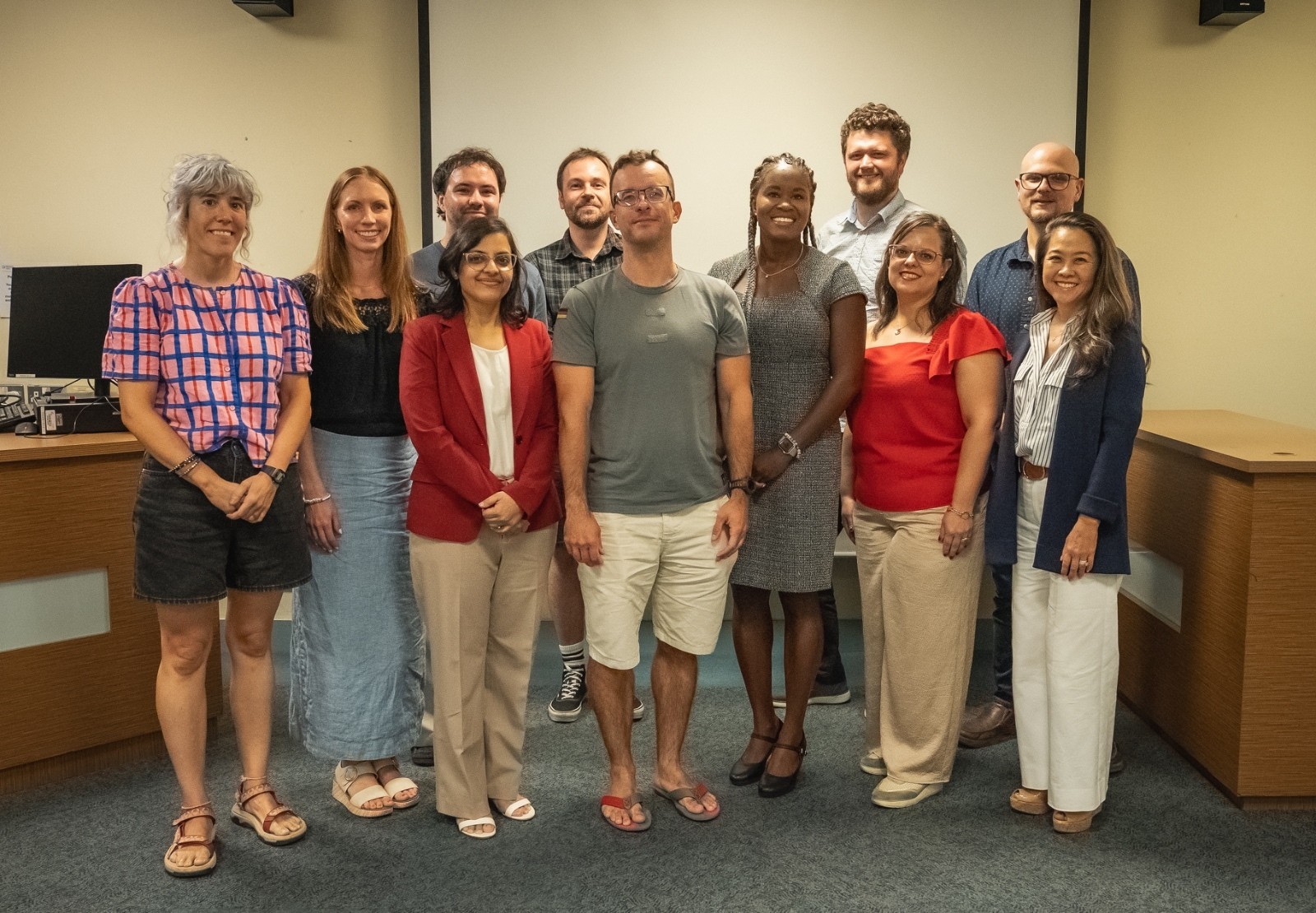 Group photo of the Hugo Fellows